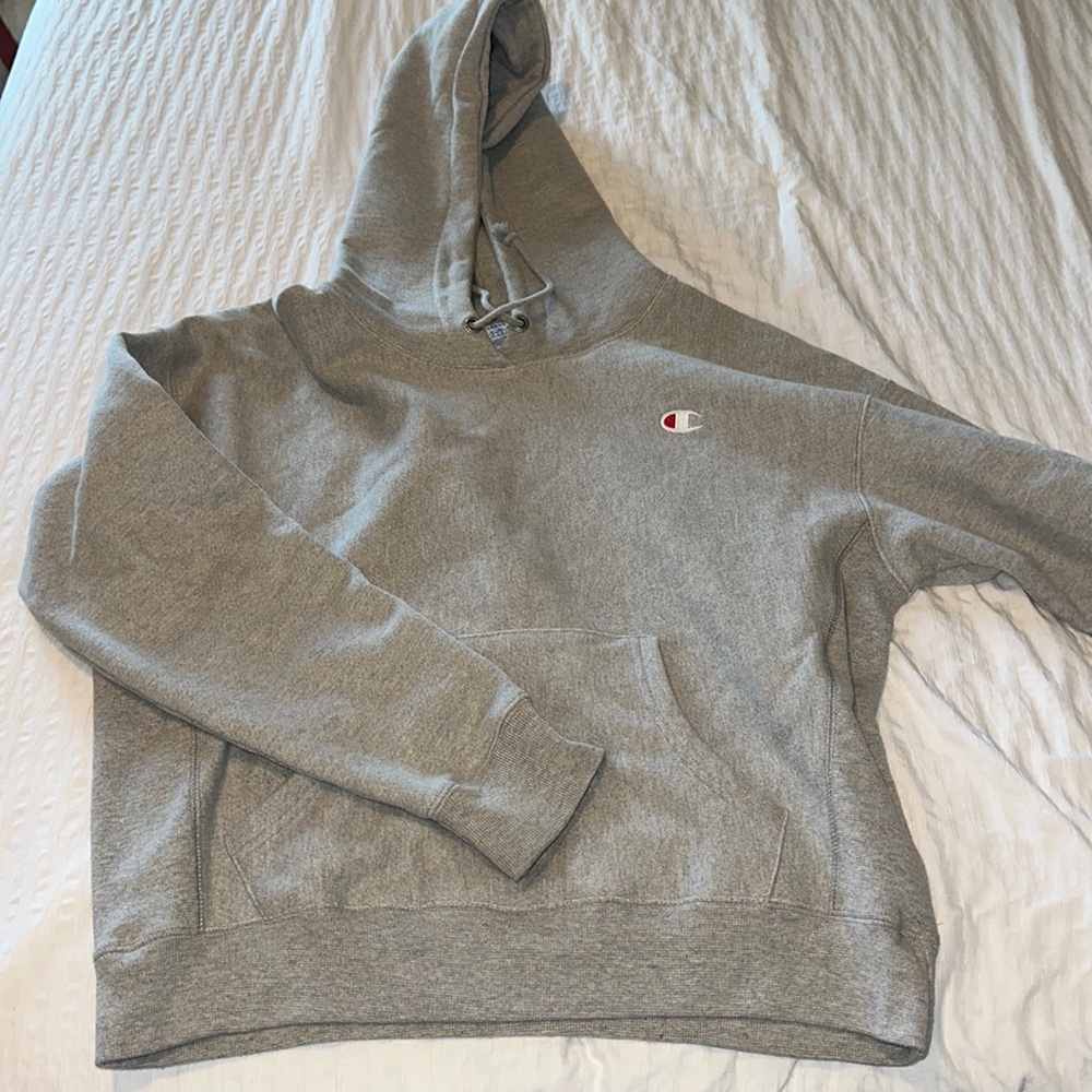CHAMPION grey hoodie